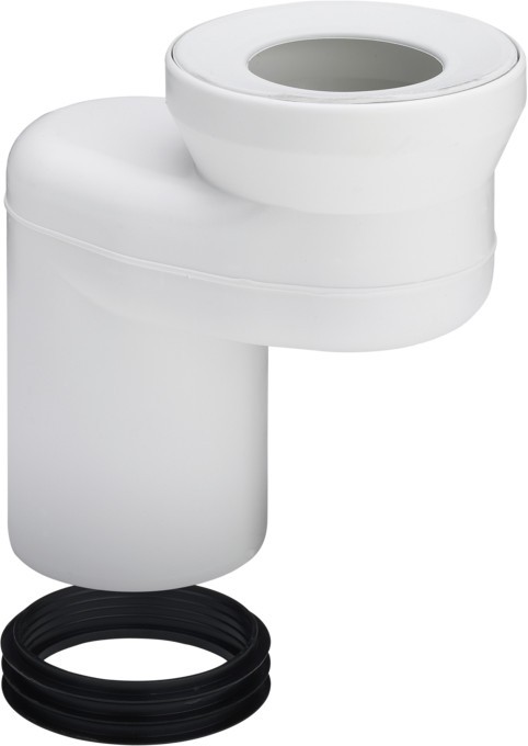 Viega Versprungbogen 8090.2 in DN100/90 Verspr., Kunststoff weiss 484354 Image