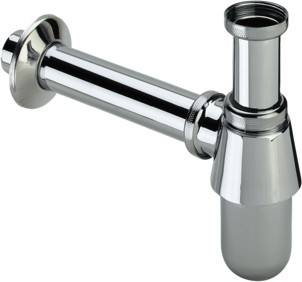 Viega Flaschengeruchverschluss 5753 in G1 1/4 x G1 1/4 Messing verchromt 100674 Image