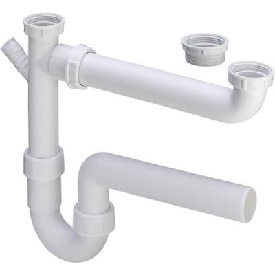 Viega Ablaufverbindung 79485 in G1 1/2 x 40mm x 90-310mm Kst. weiss 108496 Image