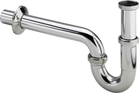 Viega Röhrengeruchverschluss 5611.917 in G1 1/4 x G1 1/4 Messing verchromt 193638 Image