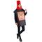 Paare Käse Wein lustige Kostüme Paarkostüme Männer Frauen Film Cosplay Cosplay Kostüme schwarzer Turnanzug / Onesie Halloween Karneval Maskerade