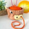 Handmade Highland Cow Crochet Yarn Bowl - Unique Clay Knitting Bowl for Yarn - Scottish Shetland Cow Crochet Holder for Highland Cow Lovers