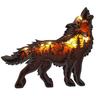 Christmas Wooden Crafts, Creative and Interesting Home Hollow Carved Timber Wolf Totem Wooden Crafts