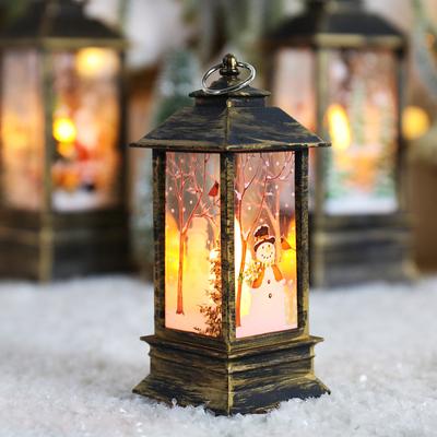 Christmas Decorative Lantern Led,Santa Snowman Elk Indoor Lanterns Decorative,Outdoor Hanging Lantern,Decorative Lanterns.