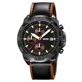 Montre à Quartz pour Hommes SKMEI Montre de Mode d'Affaires Lumineuse Chronomètre Calendrier Étanche Montre en Cuir