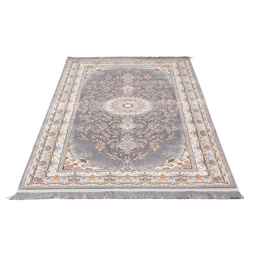 Orientteppich MORGENLAND ""Beauty Array - Orientalischer Webteppich"" Teppiche Gr. B: 100cm, L: 400cm, grau OrientOptik