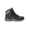 Trekkingschuh JACK WOLFSKIN "REFUGIO PRIME TEXAPORE MID W", Gr. UK 7,5 - EU 41, Normalschaft, grau (phantom), Main Material Second Material 100% Polyamide Lining Sole 100% Rubber/ EVA, Schuhe Schnürboots Trekkingboots