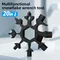 Ensemble d'outils universels portables, 18 en 1, flocon de neige EDC, couple, outils multi-outils, outils à main multifonctions, outil manuel