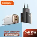 Toocki 33W GaN Caricatore USB C Display digitale Caricatore di tipo C a ricarica rapida per iPhone 15 14 13 12 Samsung Galaxy S23 S22 Xiaomi