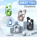 Auricolare Bluetooth wireless originale T2 Cuffie HIFI trasparenti Display digitale a LED Auricolari