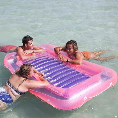 Classic Inflatable Tanning Floating Chair Adjustable Pillow Reflective tanning design