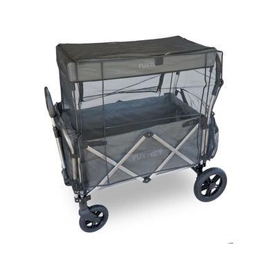 Sonnenschutz Fliegennetz Fliegengitter Moskitonetz Mückenschutz für Bollerwagen CTL900 - Fuxtec Image