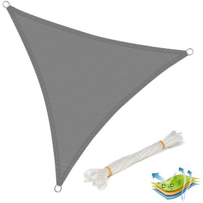 Woltu - Sonnensegel Dreieck atmungsaktiv Sonnenschutz hdpe Windschutz mit uv Schutz für Garten Image