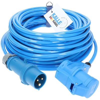Kalle Verlängerungskabel CEE 230V 16A 2,5mm² Winkel Extreme Blau IP44 15 Meter Image