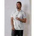Per uomo Polo da golf Nero Bianco Rosso Manica Corta Top Abbigliamento da golf Abbigliamento Abiti Abbigliamento