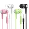 3.5mm Wired Headphones In Ear Headset Wired Earphones with Microphone Bass HiFi Stereo Earbuds