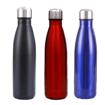 500/750ml Stainless Steel Sports Water Cup Sports Kettle Single-layer Double-wall Thermal Insulation