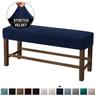 Velvet Elastic All-Inclusive Ultra Soft Bench Cover - Home Fabric Bench Cover - Stretchable and Durable - Perfect for Adding Comfort and Style to Your Bench - Easy to Install and Clean