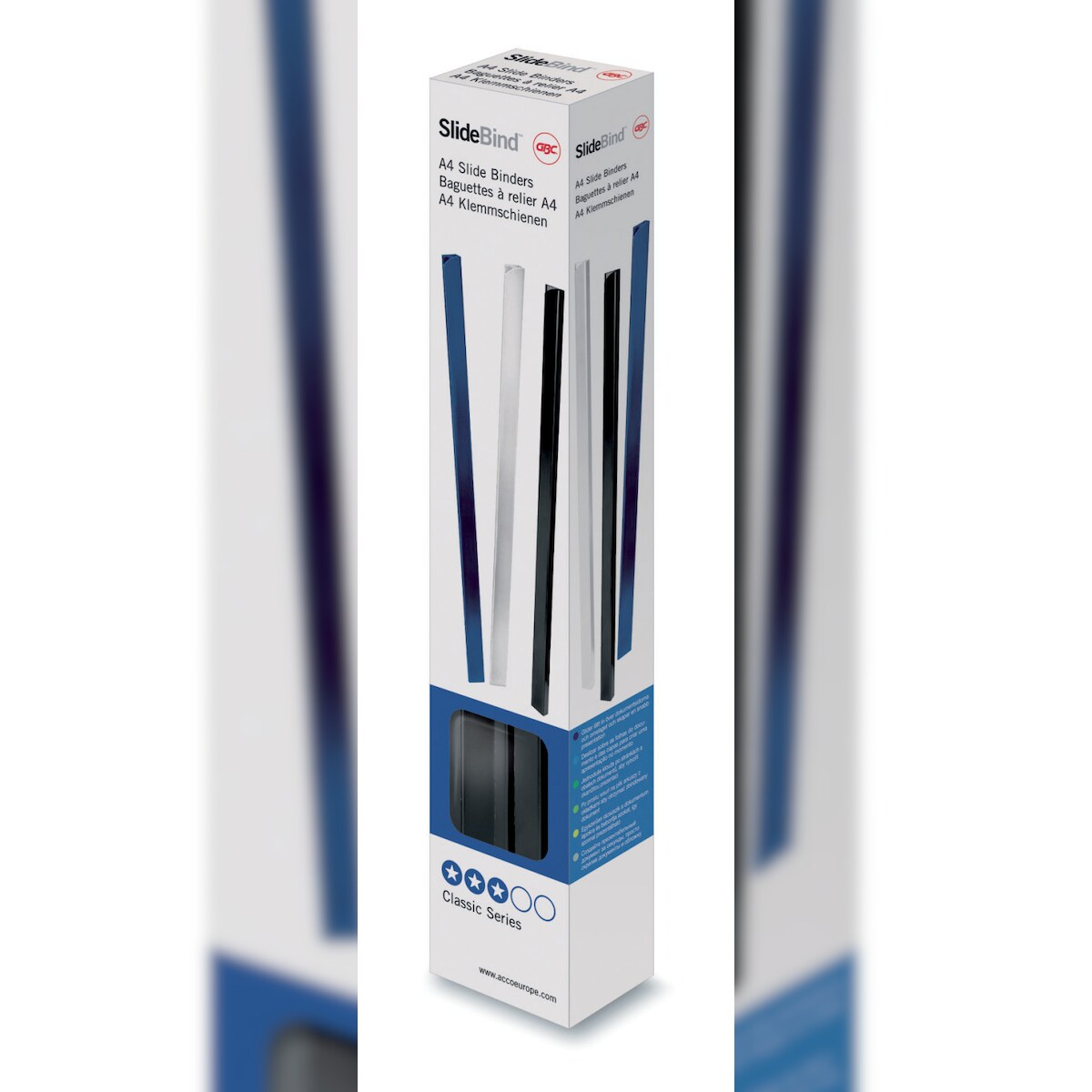 GBC Klemmschiene A4 5mm 25 Stück schwarz Image