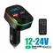 Bluetooth 5.0 FM Wireless Audio Transmitter Car Handsfree PD Type-C Dual USB 3.4A Fast Charger Car