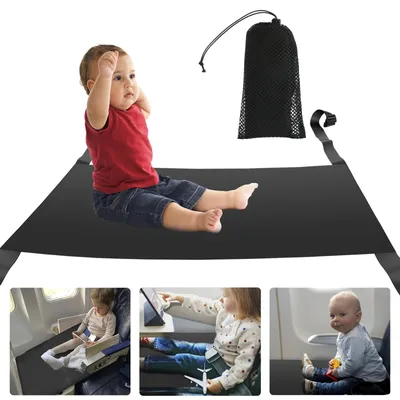 Toddler Airplane Bed Kids Airplane Seat Extender Travel Bed Kids Airplane Travel Essentials for Toddlers Baby Portable Plane Bed