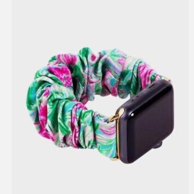 Lilly Pulitzer Accessories | Lilly Pulitzer Apple Watch Band For 38, 40mm Watch Featured In Coming I | Color: Green/Pink | Size: Os