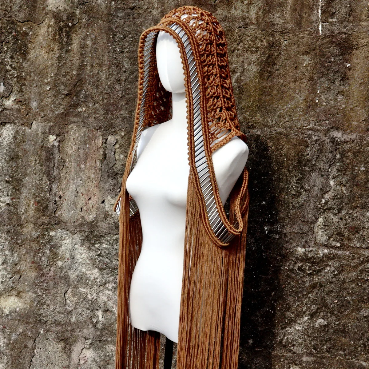 Häkeln Sie gestrickte Vertuschungen, ärmellos, für Damen, langer Maxi-Umhang, 2024, Sommerurlaub, Strand, Badebekleidung, sexy, solide Quasten-Outfits Image