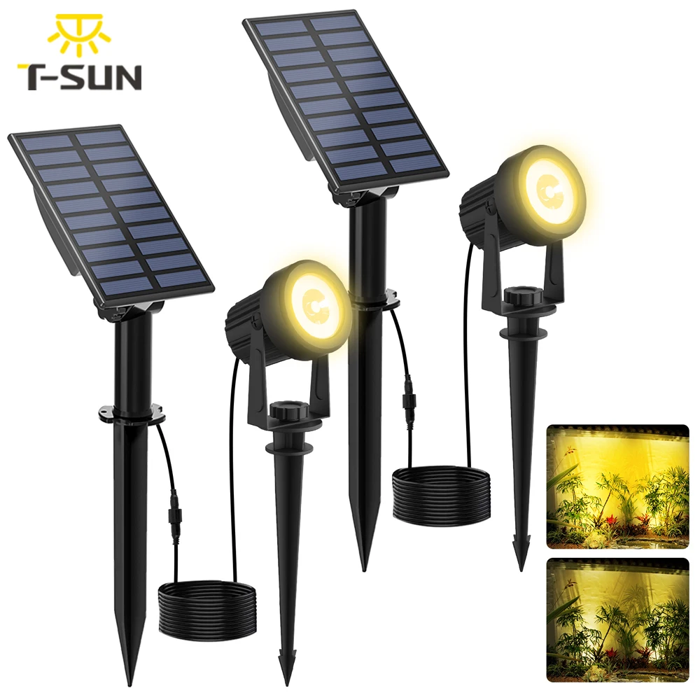2pcs super helle Solars trahler Solar LED-Licht im Freien ip65 wasserdicht 3000k/6000k Solar lampe für Garten dekor Solar licht