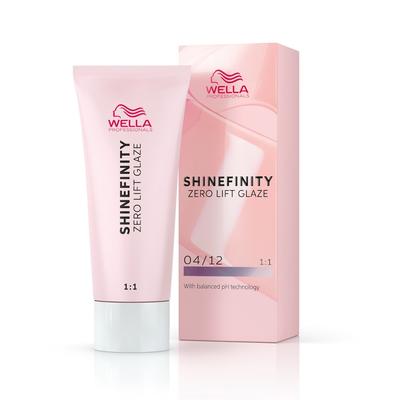 Wella Professionals Shinefinity Zero Lift Gaze Demi-permanente Gel-Cremetönung Haartönung 04/12 - COOL CHIA 60 ml Schwarz Image