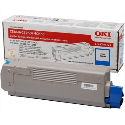 Original OKI 43865723 Toner Cyan