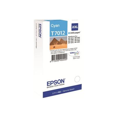 Original Epson C13T70124010 / T7012 Druckerpatrone Cyan