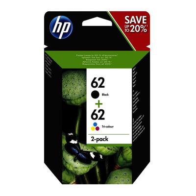 Original HP N9J71AE / 62 Druckerpatronen Multipack (Schwarz,Cyan,Magenta,Gelb)