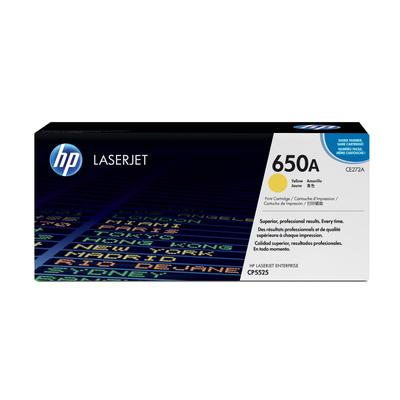 Original HP CE272A / 650A Toner Gelb