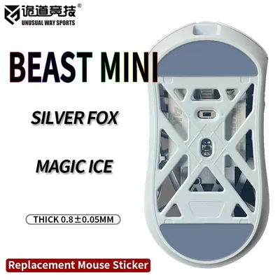 Unusual Way Sports Mouse Skates Feet WLmouse Beast X mini Cambered Surface PTFE Anti Collapse Magic