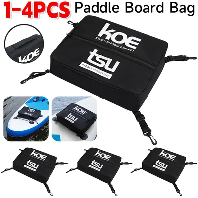 1-4PC Paddle Board Bag Surf Waterproof Deck Bag Stand Up Paddle Board Storage Bag For Kayak Paddle