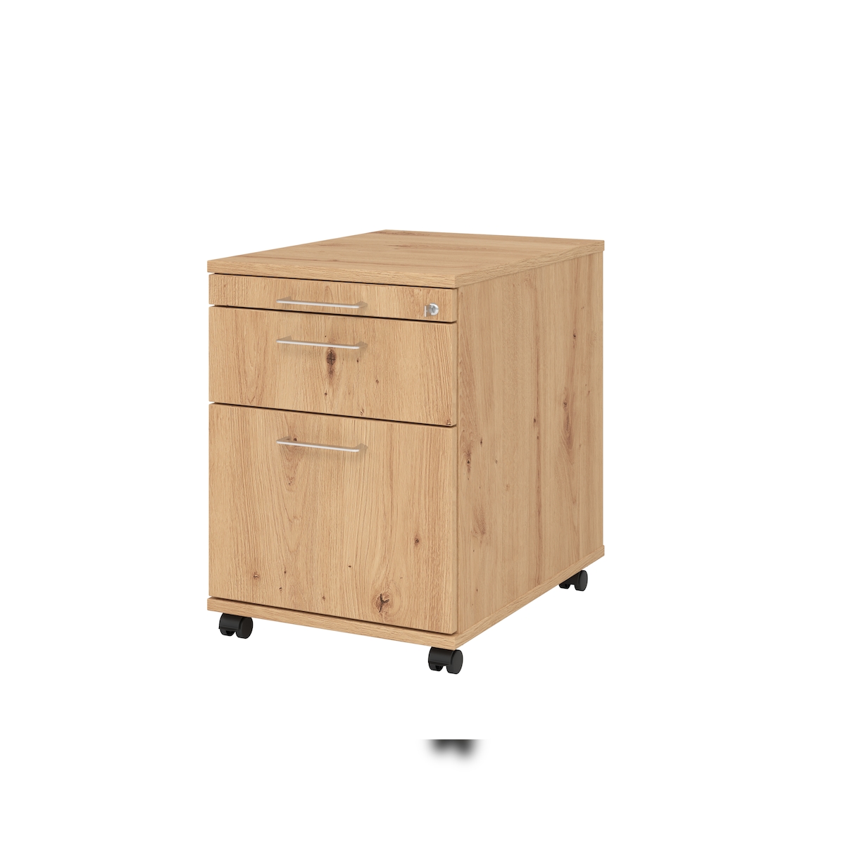 Hammerbacher-Rollcontainer 58cm,1Schub,1HR,Schl.BS Asteich-VAC20/R/R/BS Image