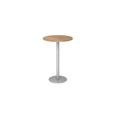 Hammerbacher-Stehtisch 80cm rund Asteiche/Silber-VSTH08/R/S Image