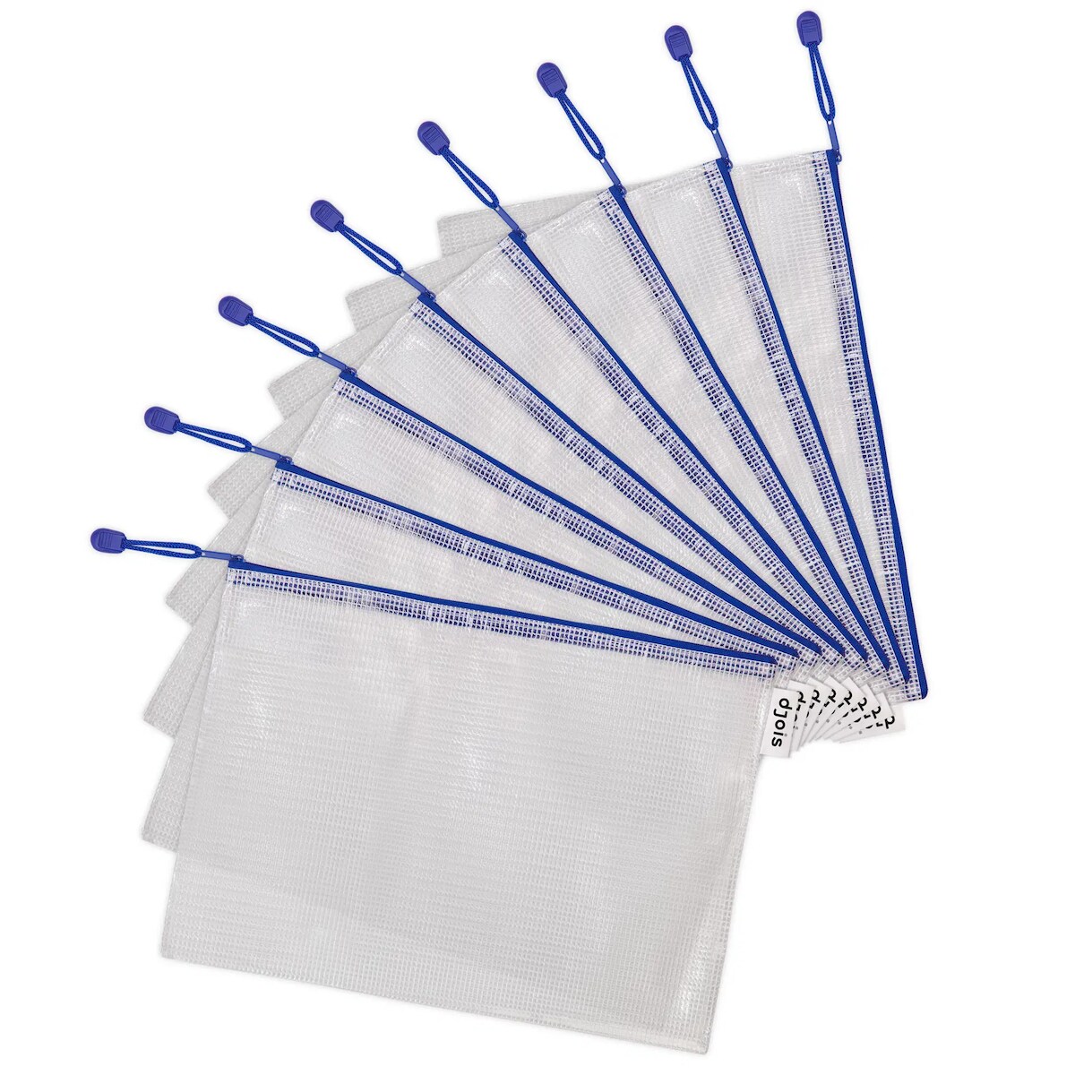 Tarifold Reißverschlusstasche PVC blau A4 330x240mm VE=8 Stück Image
