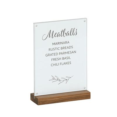 Cal-Mil 23185-811-78 Tabletop Menu Card Holder - 8 1/2