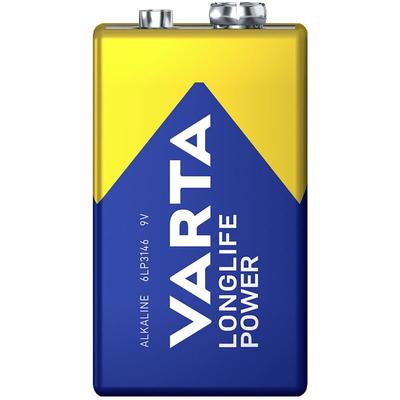 Longlife Power 9V Bli 2 9 v Block-Batterie Alkali-Mangan 580 mAh 9 v 2 St. - Varta Image