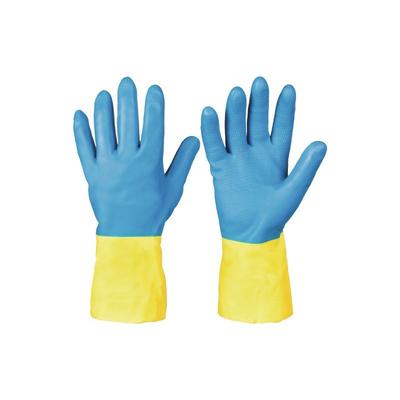 Stronghand - Chemiehandschuh Kenora Gr.9 blau/gelb en 388,EN 374 psa iii Image