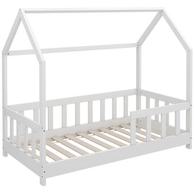 Livinity - Hausbett Michelle, Weiß, 70x140 cm mit Rausfallschutz, Vitalispa Image