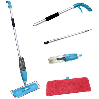 Haloyo - Multifunktions Spray Mop Sprühmop Set Bodenwischer Besen Teppich Fenster Wischer Blau Image