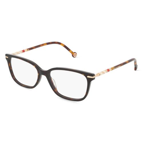 Carolina Herrera 0097 Damen-Brille inkl. Gläser Vollrand Eckig Acetat-Gestell 54mm/16mm/145mm, braun