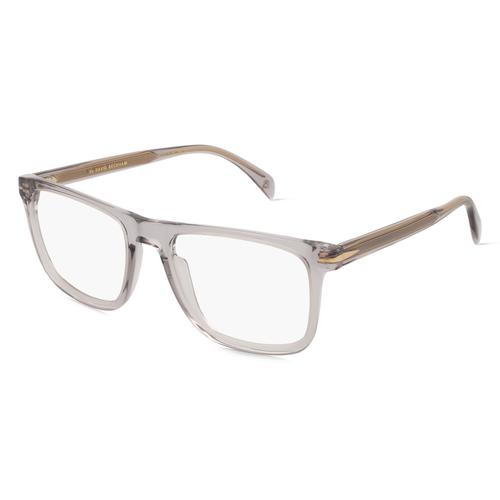 David Beckham DB 7115 Herren-Brille inkl. Gläser Vollrand Eckig Acetat-Gestell 54mm/19mm/145mm, grau