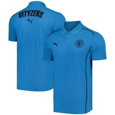 Manchester City PUMA Casuals Polo - Blau Image