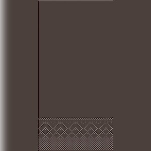 MANK Serviette in Braun aus Tissue 3-lagig, 40 x 40 cm, 1/8 Falz, 100 Stück Image