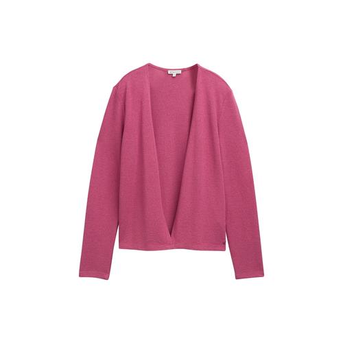 TOM TAILOR Damen Basic Cardigan, rosa, Gr. XL