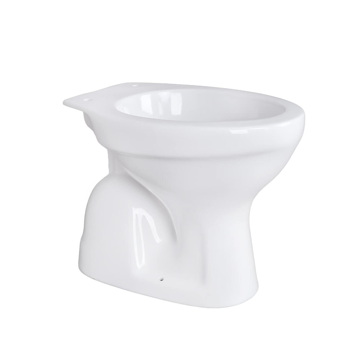 Belvit Stand WC Toilette Abgang Senkrecht Boden Weiß Tiefspüler Image