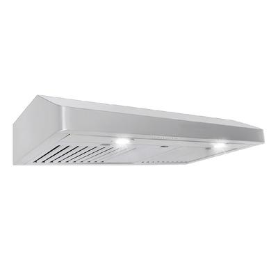 Ultra-Slim 30 and 36" PLJW 185 Under Cabinet Range Hood with Powerful Dual Blower